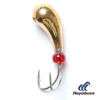 Мормишка коза чесночинка з отвором K1530-G Фотографія